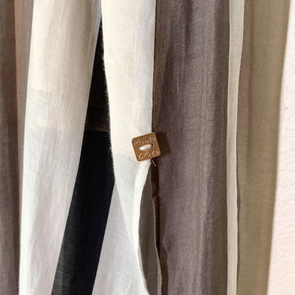 Manila Grace Short Sleeve Maxi Dress size 40 US 6 Open Back Abstract Tropical - Picture 6 of 10